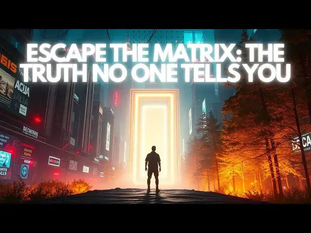 'Video thumbnail for Escape the Matrix: The Truth No One Tells You'