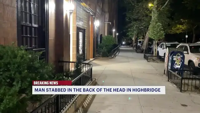 Video thumbnail for Highbridge man stabbed in the back of the head; attacker on the run