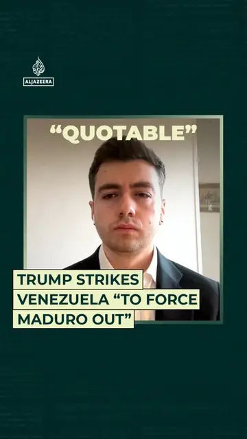 Video thumbnail for Trump strikes Venezuela "to force Maduro out"