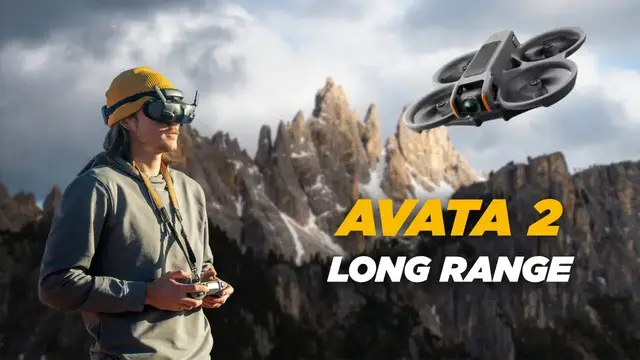 'Video thumbnail for LONG RANGE flight with the DJI AVATA 2 | Italian Dolomites Long Range'
