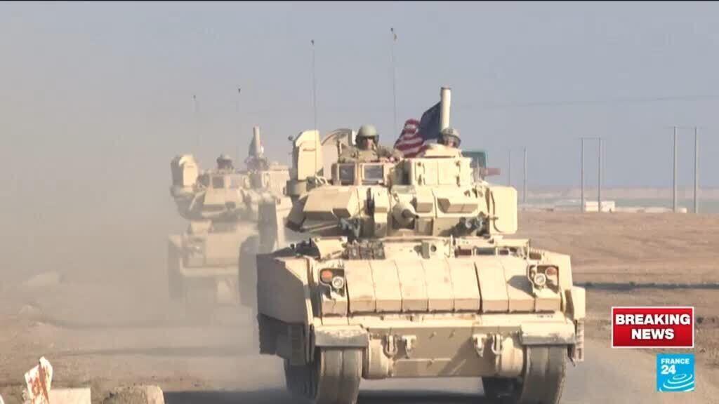 Video thumbnail for Iran launches retaliatory strikes as Trump calls for regime change