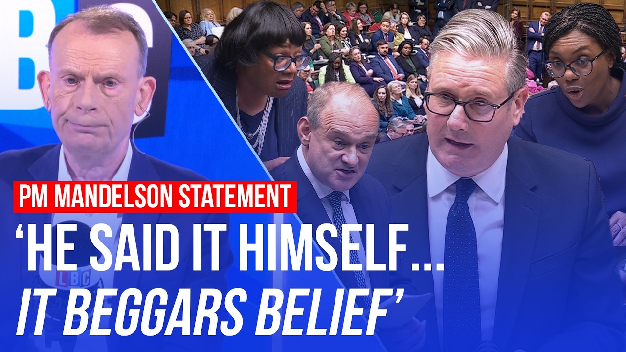 Video thumbnail for Starmer takes a beating in the Commons over Mandelson vetting scandal