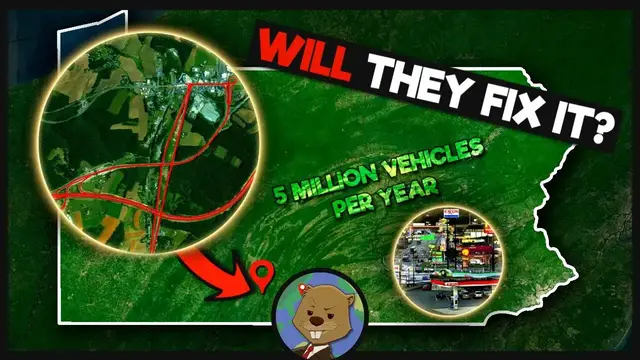 'Video thumbnail for Why This Terrible Interchange Created A New City'