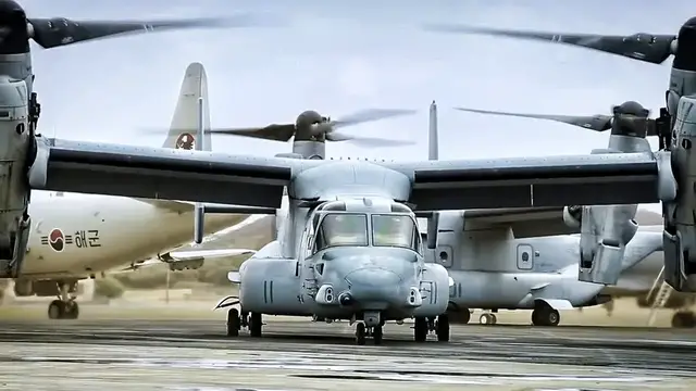 Video thumbnail for MV-22B Ospreys Move To Hawaii • VMM-363 Red Lions