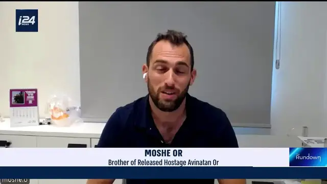 Video thumbnail for Brother speaks on release of hostage Avinatan Or