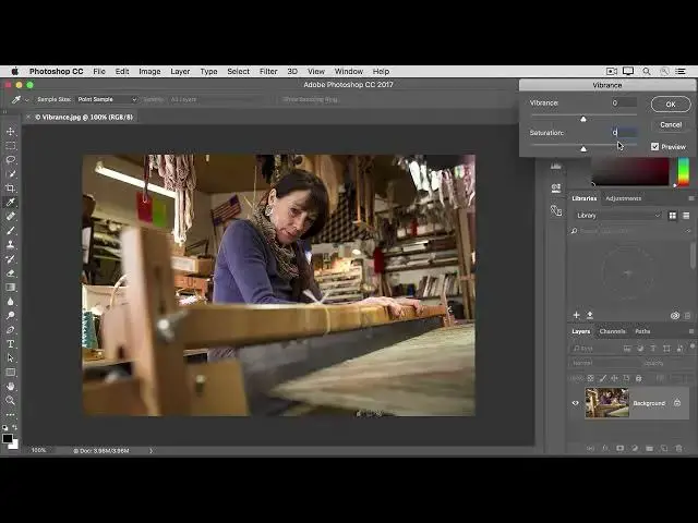 Video thumbnail for How to Adjust vibrance of colors in photoshop 2022