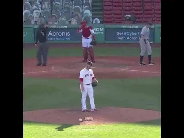 'Video thumbnail for Fan Sneaks Into Fenway Park 😂⚾️'