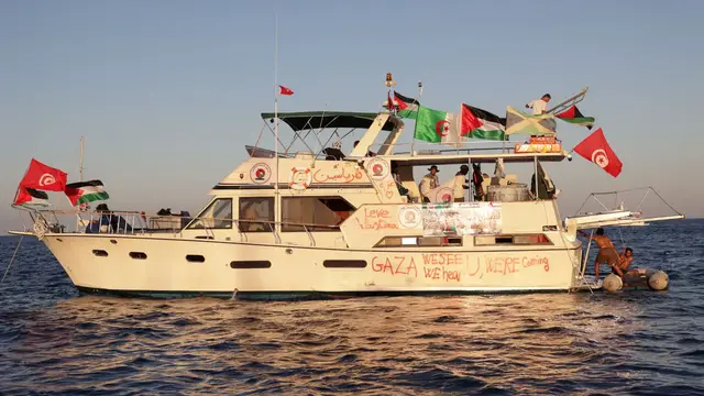 'Video thumbnail for Global Sumud Flotilla embarks on final leg of journey to break Israel's siege on Gaza'