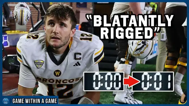 Video thumbnail for Taking a closer look at the Western Michigan vs Michigan Controversial Ending