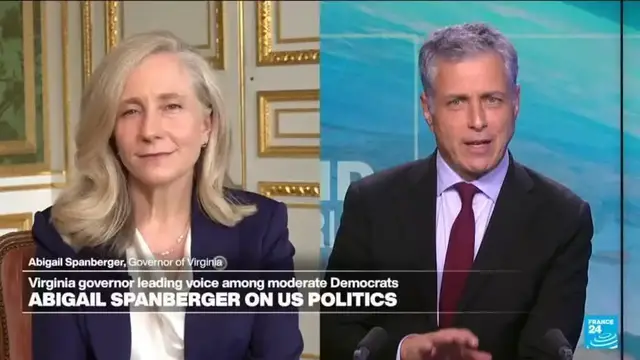 Video thumbnail for Virginia Governor Abigail Spanberger in Paris: 'There's no single blueprint for Democratic Party'