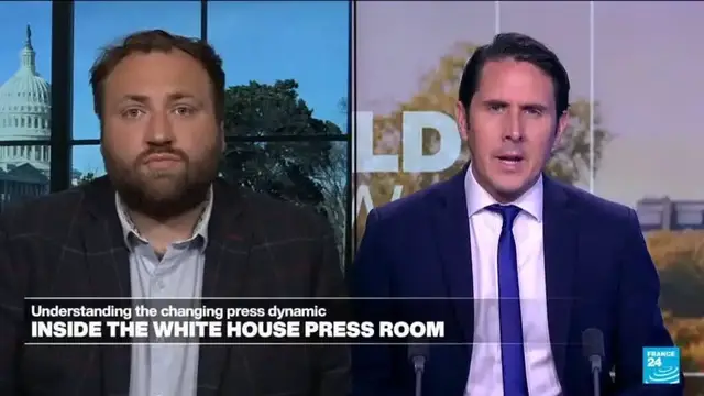 Video thumbnail for Trump and the Press: First 100 days see a reshaiping of media dynamic