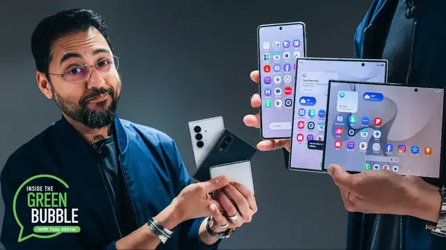 Video thumbnail for I tried Samsung’s Z Fold 8, Fold 8 Ultra, Z Flip 8 and Watch Ultra 2: Come along