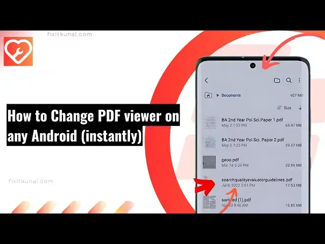 Video thumbnail for How to Choose & Set a NEW Default PDF Reader on Android (EASY!)
