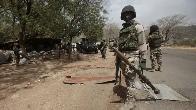 'Video thumbnail for Nigeria's Air Force strikes decimate terrorists: 592 Killed, 200 vehicles destroyed in 8 months'