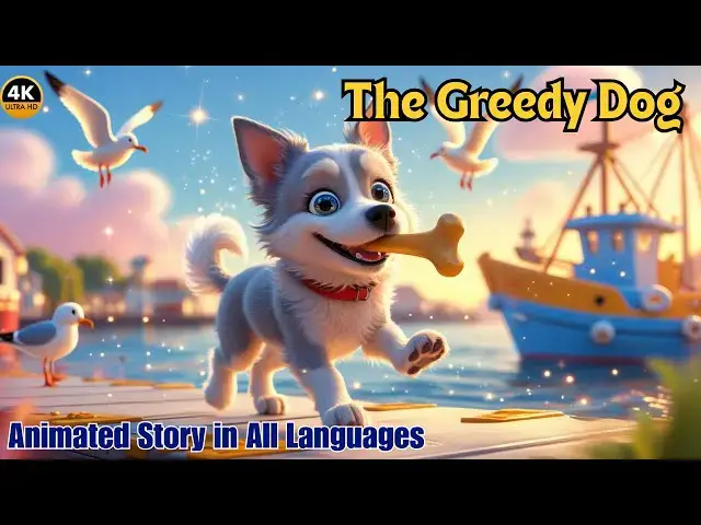 'Video thumbnail for The Greedy Dog: A Classic Moral Story You Can't Miss! | Animated Moral Story in English Urdu Hindi'