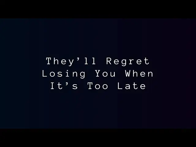 Video thumbnail for They’ll Regret Losing You When It’s Too Late | Facts & Quotes