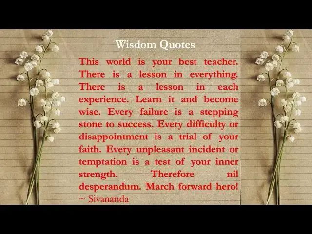 Video thumbnail for Wisdom Quotes | Words of Wisdom | Wise Sayings | Wisdom Quotes about Wise |