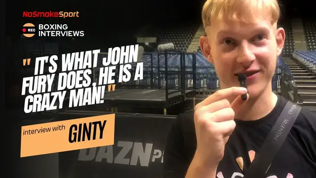 Video thumbnail for Ginty Interview - "Fight News Dropping Tomorrow On My Fight Next Month And It Could Be Temperrr"