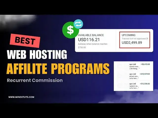 'Video thumbnail for Top 10 Recurring Commission Affiliate Programs for Web Hosting : Earn Passive Income'