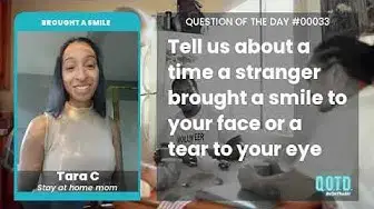 Video thumbnail for Tara got emotional support when she really needed it. Love an hopeful energy!