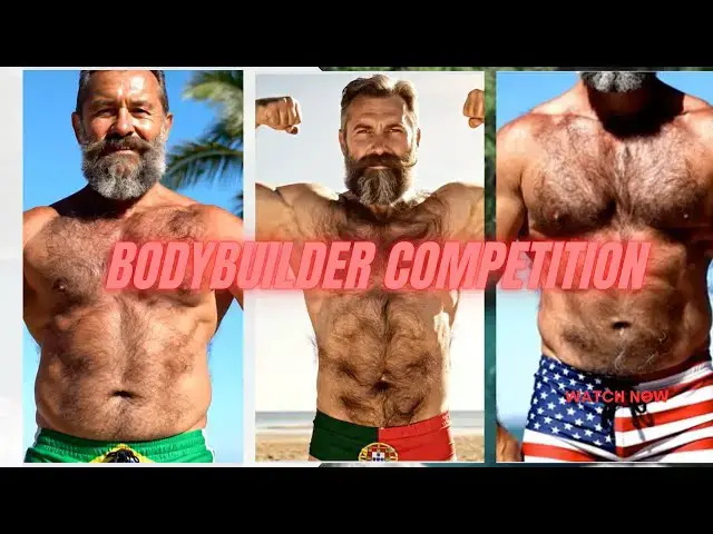 Video thumbnail for bodybuilder competition
