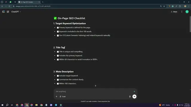 Video thumbnail for On-Page SEO Checklist – Optimize Every Page on Your Website