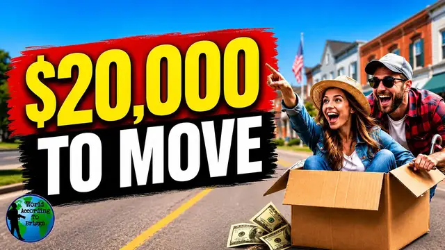 Video thumbnail for U.S. Towns Paying People Up To $20,000 to Move There in 2026