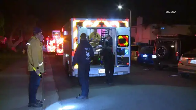 Video thumbnail for US, Los Angeles: Pomona Police Investigating Shooting Near Apartment Complex.