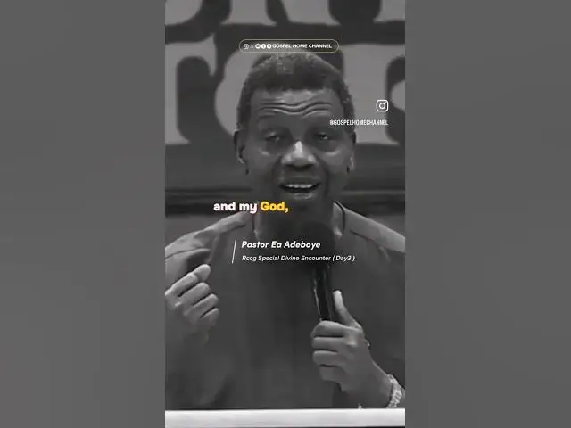 Video thumbnail for Pastor EA Adeboye Eulogising God #hallelujah #rccg #prayer #praise #god #jesus #holyspirit #amen