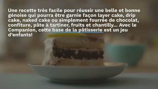 Video thumbnail for Génoise au Companion