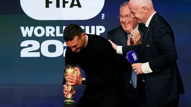 Video thumbnail for FIFA World Cup winner to get record $50 million jackpot