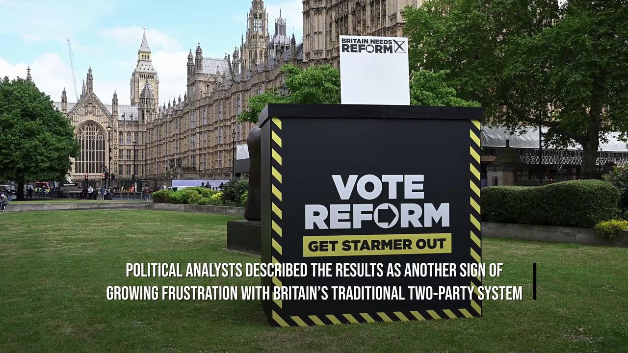 Video thumbnail for Labour Suffers Heavy Losses As Reform UK Surges In Local Elections.