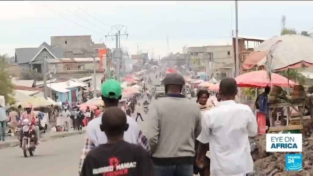 Video thumbnail for DRC: Goma marks one year under rebel control as daily life resumes
