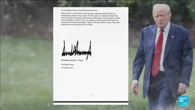 Video thumbnail for EU reacts to US security strategy document saying Europe face 'civilisational erasure'