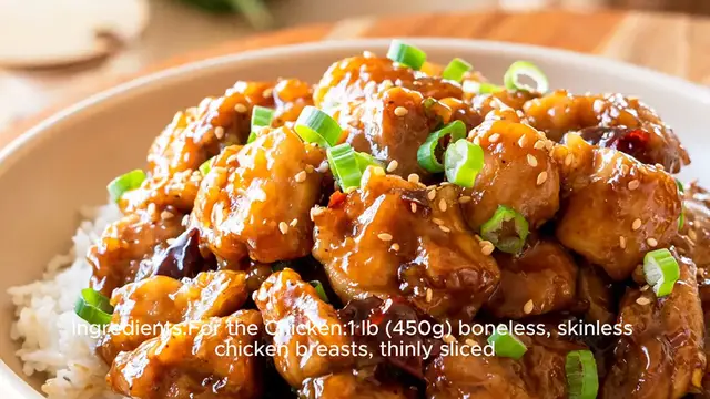 Video thumbnail for Mongolian Chicken Recipe