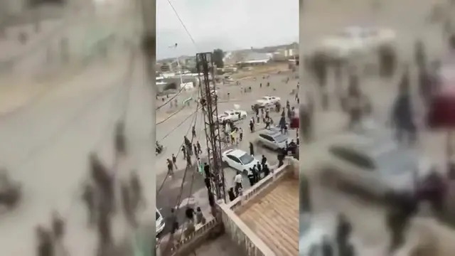 Video thumbnail for Syria: Protests Escalate Into Clashes In Northeastern Syria.