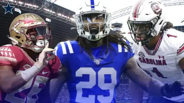 Video thumbnail for law nation sports: cowboys consider malik hooker, jaycee horn pro day highlights