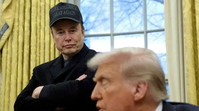 Video thumbnail for Elon Musk announces departure from US President Trump’s administration