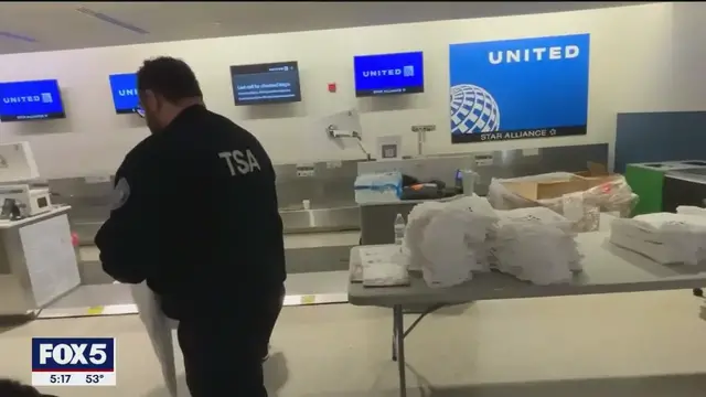 'Video thumbnail for NJ food bank steps up to feed unpaid TSA workers during government shutdown'