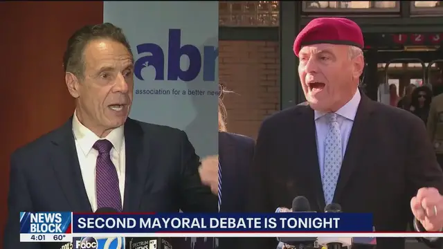 'Video thumbnail for Second NYC mayoral debate is tonight; mother of abandoned baby arrested | News Block'