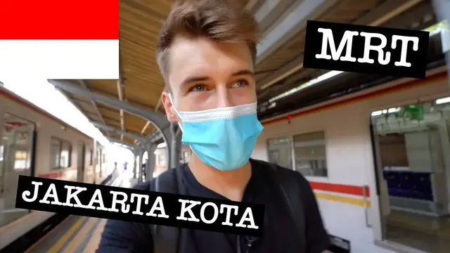 'Video thumbnail for trying JAKARTA'S COMMUTER for the first time | Jakarta Kota Old Town'