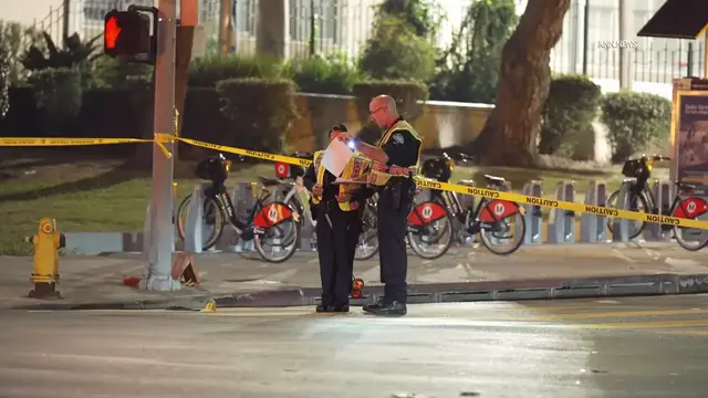 Video thumbnail for US, Los Angeles: Hollywood Fatal Hit-and-Run at Highland and Sunset.