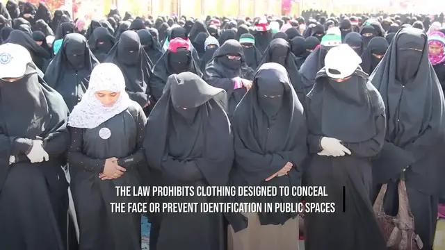 Video thumbnail for Portugal Enacts 'Burqa Law' Banning Face Coverings In Public Spaces.