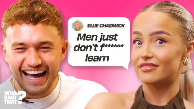 Video thumbnail for Love Island's Ellie hears the TRUTH about Finley & Elicia’s date | Who Said That?