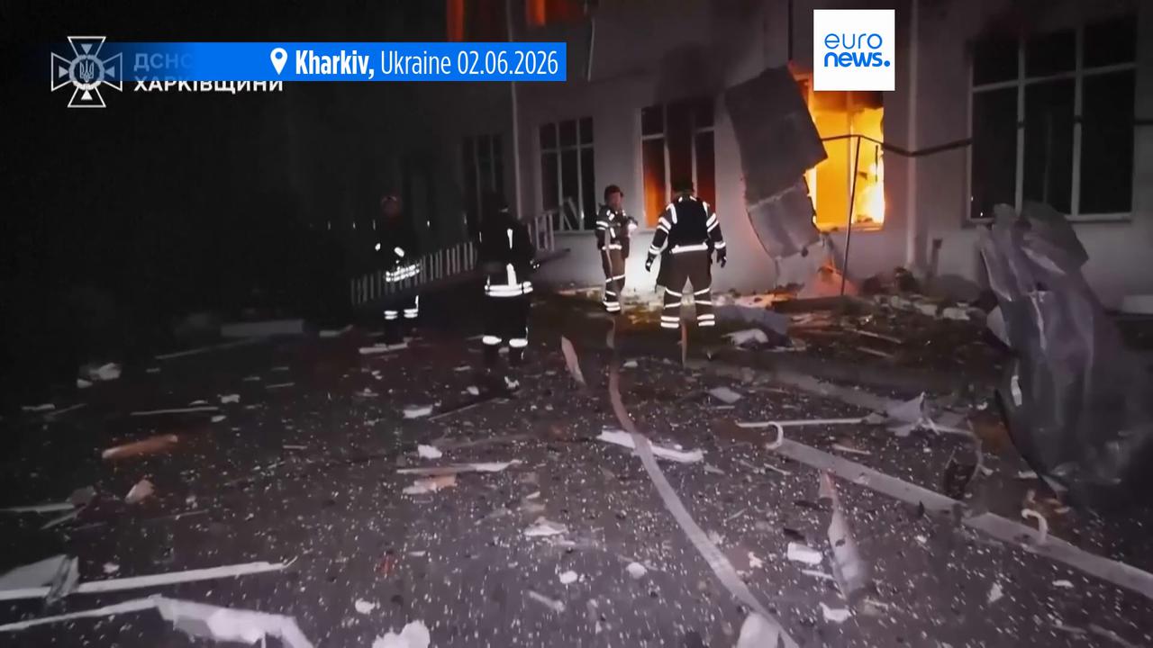 Video thumbnail for Massive overnight Russian missiles rock Ukraine, killing at least 11 people, authorities say