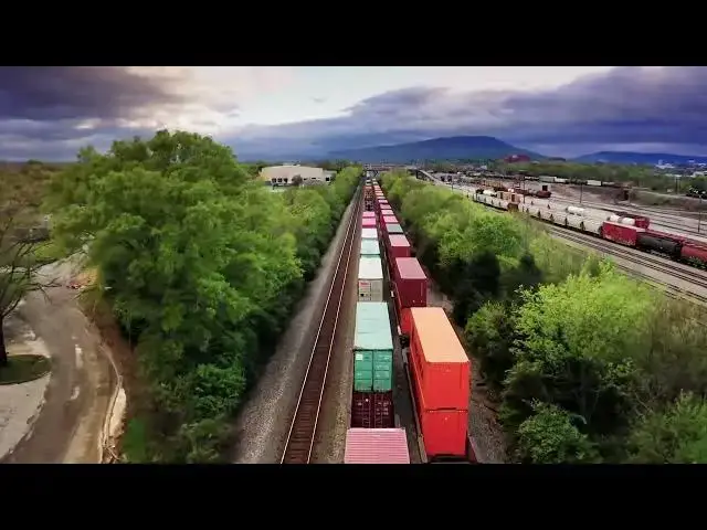 Video thumbnail for Container Train   Cargo Train Videos