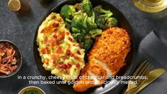 Video thumbnail for Crispy Cheddar Cheesy Chicken