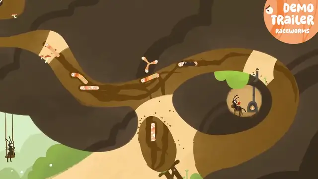 'Video thumbnail for Raceworms - Official Demo Gameplay Trailer'