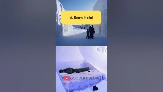 Video thumbnail for 10 Cool Ice Hotels around the World #icehotel #travel
