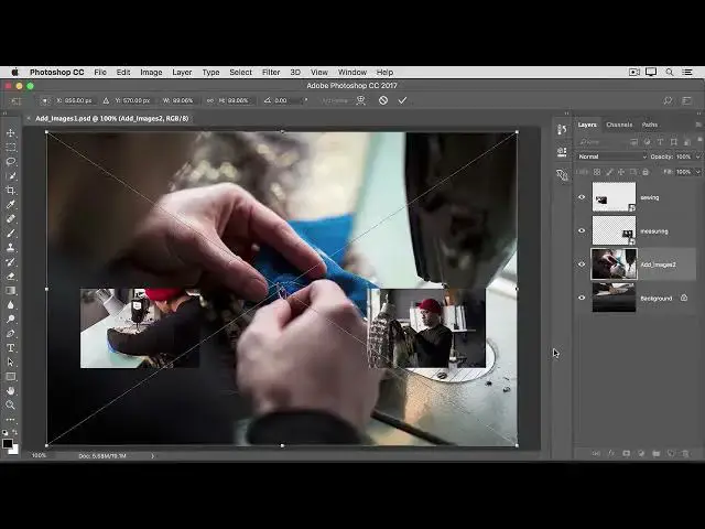 Video thumbnail for How to bring more images into a design, each image on its own layer in Photoshop 2022